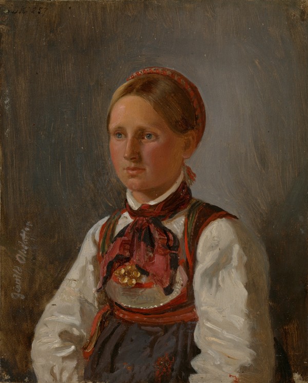 Portrait of Gunild Olsdatter Print